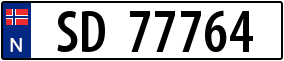 Truck License Plate